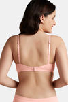 Amante Double Layered Non Wired Full Coverage Super Support Bra - Impatiens Pink — thumbnail 3